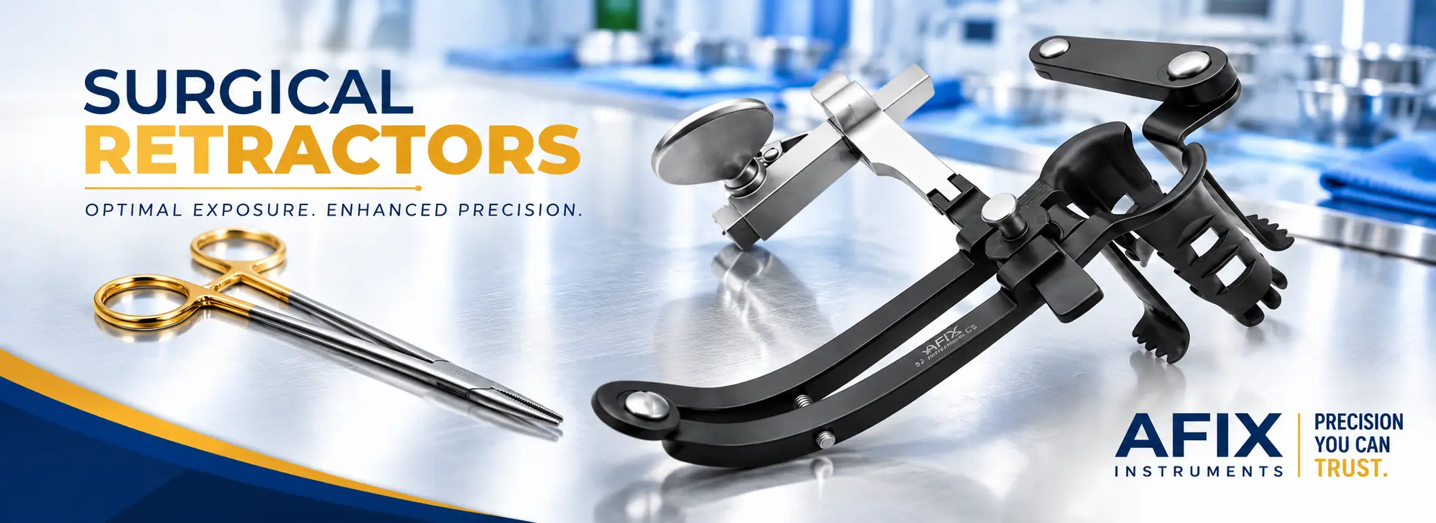 AFIX Surgical Retractors and Needle Holders