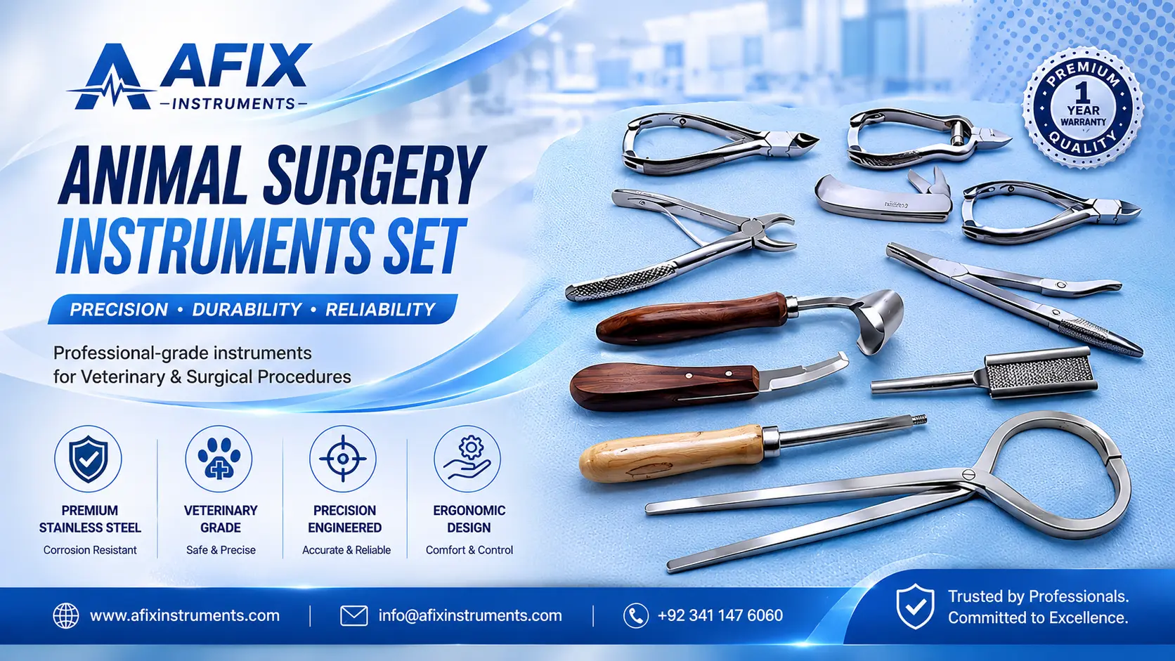 Animal Surgery Instruments Set Supplier