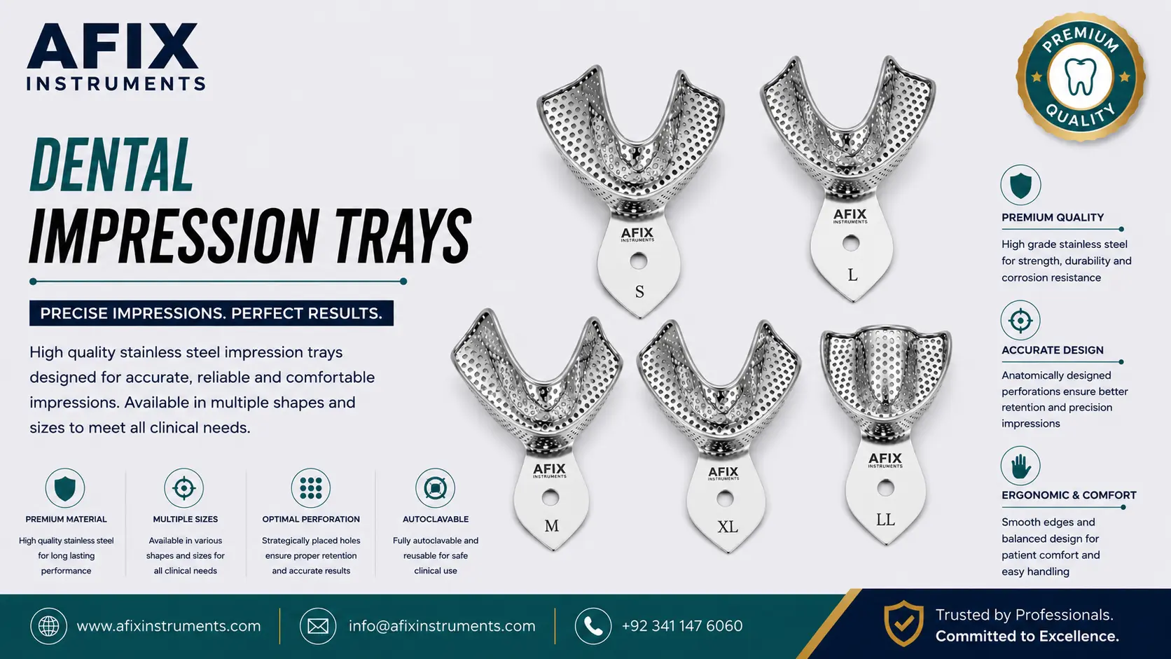 Dental Impression Trays Manufacturer & Wholesale Supplier